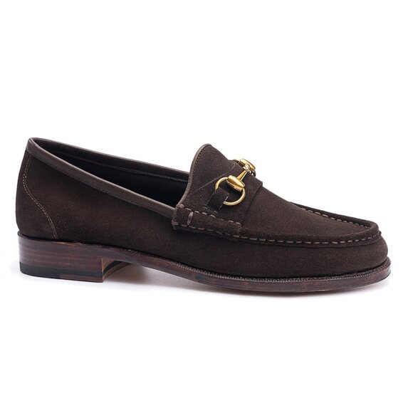 Meermin Alicante Suede Bit Loafers - Picture 1 of 4